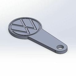 STL-Datei VW-Schlüsselanhänger T3 T4 T5 T6 🗝️・3D-druckbare Vorlage zum  herunterladen・Cults
