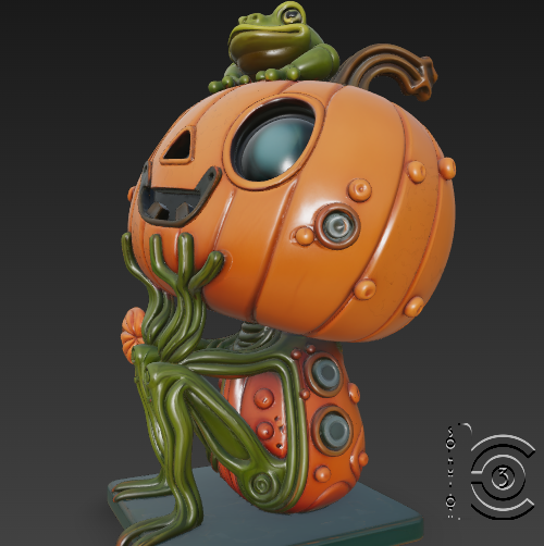 SNAG-0102.png Pumpkin Spirit with Frog Buddy