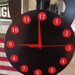 20230916_134906_HDR.jpg Fichier OBJ Horloge Kettlebell pour homegym fitness・Design pour imprimante 3D à télécharger