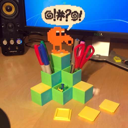 qbert2.jpg Q-Bert Desk Tidy