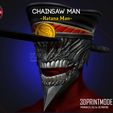 Chainsaw_Man_Katana_Man_Cosplay_Helmet_3dprintmodel_stl_file_open_jaw_01.jpg Chainsaw Man Cosplay Helmet - Katana Man - Halloween Costume