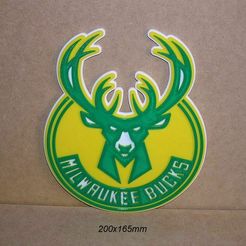 milwaukee-bucks-baloncesto-cancha-canasta-cesta-impresion3d-logotipo.jpg Milwaukee Bucks, basketball, court, basket, basket, basket, impression3d, players