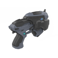 4.png Snub Pistol - Gears of War - Printable 3d model - STL + CAD bundle - Commercial Use