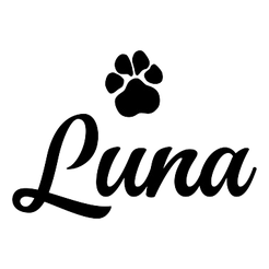 luna-removebg-preview-1.png Fichier STL gratuit Logo du chien Luna Paw・Plan pour imprimante 3D à télécharger