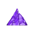 Low Poly Mountain.stl Low Poly Mountain - Geometric Landscape Model - Minimalist Terrain Sculpture