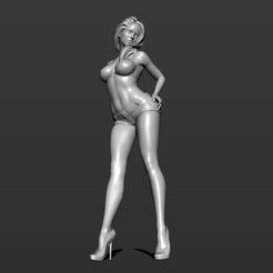 19.jpg 3d model of a woman in shorts