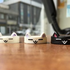 C37EF9D8-239C-49DA-9D6F-2B2C6F7F3A37.jpeg STL file cute cat ring・Design to download and 3D print