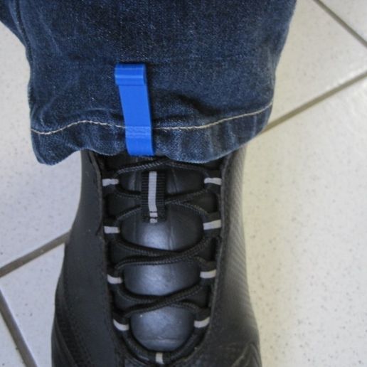 trouser leg's clip for motorbike boots / shoes