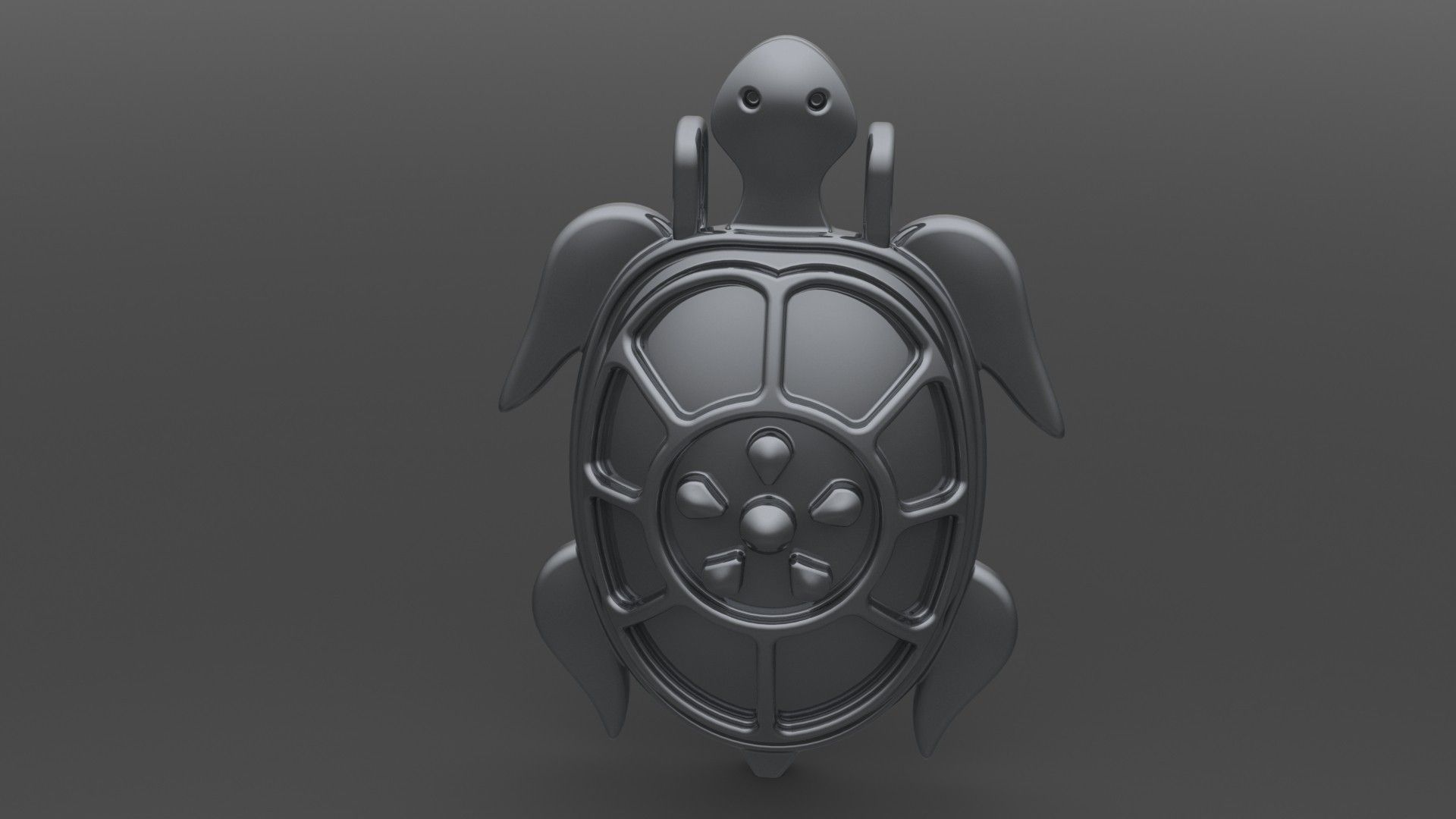 pendentif_tortue.JPG Download STL file turtle pendant • 3D printable object, valentinf