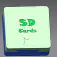 sd cards.JPG imkansız kutu, SD kart kutusu, Nozul kutusu, boş kutu
