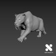 Smilodon-5.jpg Smilodon 5 STL Scale 1/64