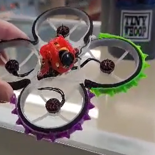 Whoop Spikes (40mm ducts) 3D model