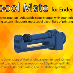 landing.png Spool Mate - frictionless spool holder for Ender3 v2