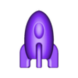rocket_1.STL Mini Rocket Toy - 3D Printable Model🚀👩‍🚀
