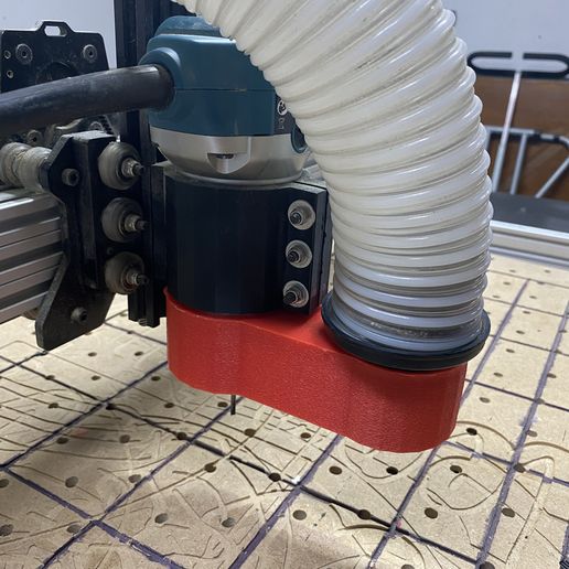 IMG_9874.jpg cnc support for vacuum cleaner ( mouth 57cm ) and makita 65cm. red fox