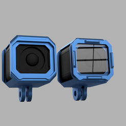 Runcam5-v9.png Archivo STL Funda con montura TPU para Runcam 5 / Gopro Session 5・Plan para descargar y imprimir en 3D