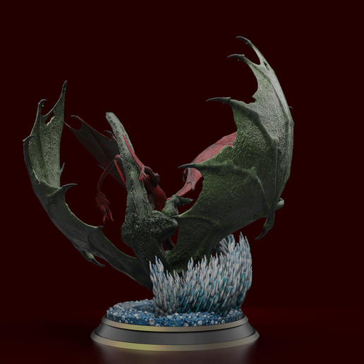 renders.bip.5698.png Caraxes vs Vhagar - House of the Dragons - Battle over the Eye of the Gods
