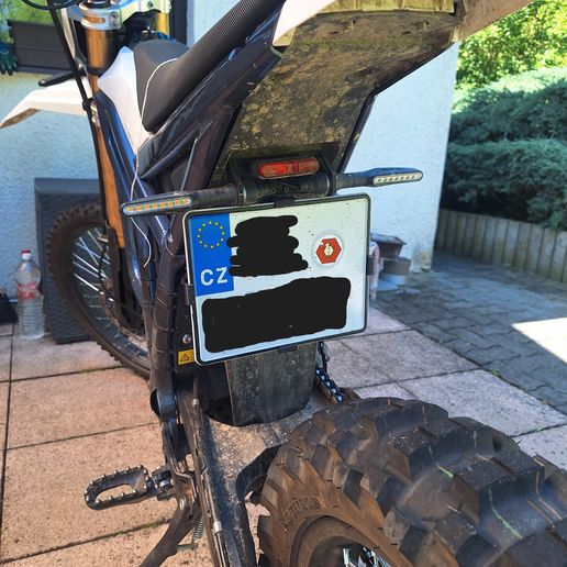Talaria Komodo - Quick-Release Tail Tidy | License Plate & Light Mount