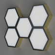 Rendu-3D.png STL file Itslitho Box Litho Hexaleaf / Lithophane Hexaleaf Box・3D printer design to download