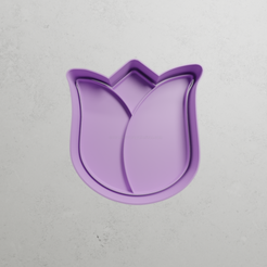 push-diseño.png Archivo STL tulipan・Objeto para impresora 3D para descargar