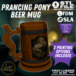 1.png The Prancing Pony Beer Mug from Lord of The Rings