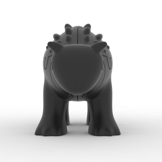 Ankylosaurus_.571.jpg Modular Ankylosaurus Dinosaur 3D Puzzle | Interchangeable Parts | 3D Printable STL Model