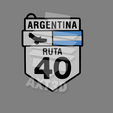 Ruta40.png Key ring Ruta 40 Argentina