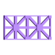 Decor 1x2.stl Casket with roman lattice pattern