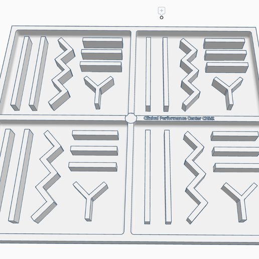 Muti Suture pad mold 3D model