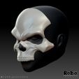 GHOST-RIDER-HELMET-06.jpg Ghost Rider - Scorpion - Skeletor - Skull Helmet and mask - Fan made - STL model 3D print digital file
