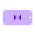 Panneau LED V2 v12.stl Articulated lamp Heliox 90° led tray