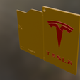 Tesla.png ID Card Holder with case
