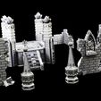 Gothic-City-Ruins-A-Mystic-Pigeon-Gaming-1.jpg Gothic Temple And City Ruins For Tabletop Games