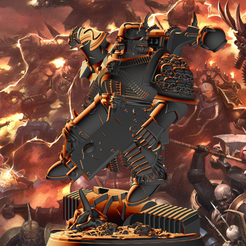 Bildschirmfoto_2020-05-19_um_10.39.03.png Free STL file Charlie the charging Chaos Marine・3D printing design to download