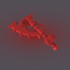 Red-Butchers-Axe-render.png Red Angry Termies Axe
