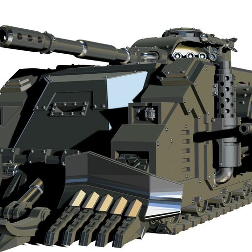 Grim dark sci-fi Tank