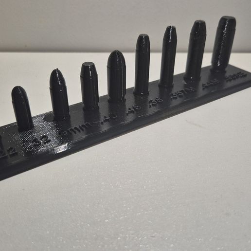 3D file Hand gun bullet 3d print true size education replica display ...