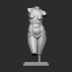 5.jpg Fichier STL Statue de femme・Design imprimable en 3D à télécharger