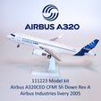 Y AIRBUS A320 111223 Model kit Airbus A320CEO CFMI Sh Down Rev A Airbus Industries livery 2005 111223 Airbus A320CEO CFMI Sh Down