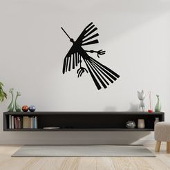condor.jpg DÉCORATION, 2 jeux de lignes NAZCA PERU-condor/lagarto