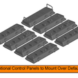 CONTROL_PANELS.png Carbonite Encased LEGO Mini Figure with Optional Control Panels and 2 Stands