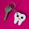 IMG_6802.jpg KAWAII TOOTH KEYCHAIN