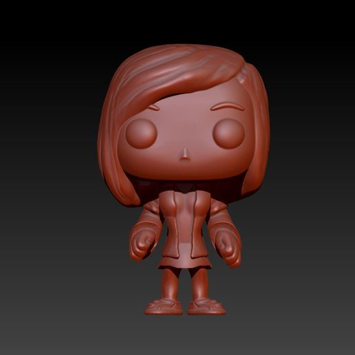 FUNKO POP GIRL 3D model