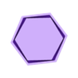 Simple1Base.STL Large hexagonal pot