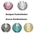 Kombination_2.jpg STL file Designer tealight holder with variant selection (pluggable)・Model to download and 3D print