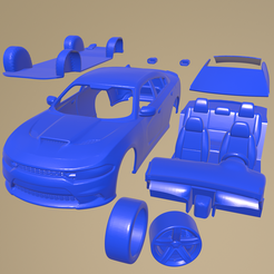 b30005.png STL file Dodge Charger SRT Hellcat 2019 PRINTABLE CAR IN SEPARATE PARTS・3D printable model to download
