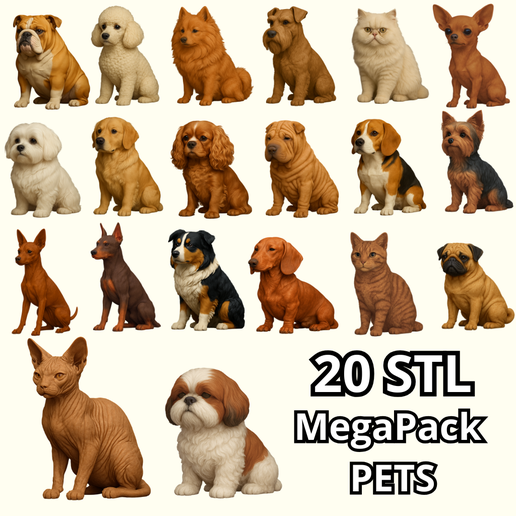 Pack Pet - 20 stl