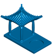 PC4angle.png Square Pagoda Tealight Candle Holder