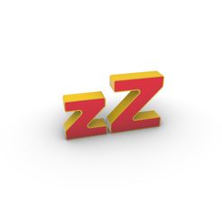 Zz.jpg Fichier STL Impression 3D - LETTRES - "z" et "Z" - 250mm・Design pour imprimante 3D à télécharger