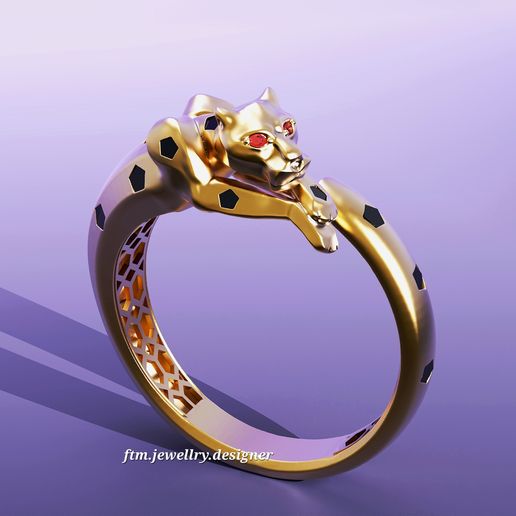 panter ring 3D model